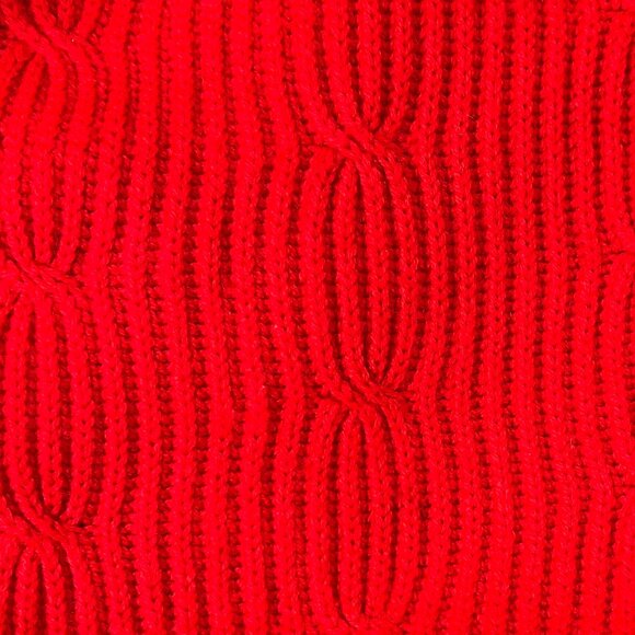 Vintage 100% Wool Fisherman Sweater Cable Knit Chunky Slouchy Oversized Luxury - Picture 5 of 6